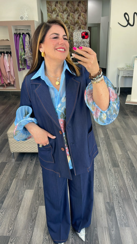 Giacca effetto jeans 0061