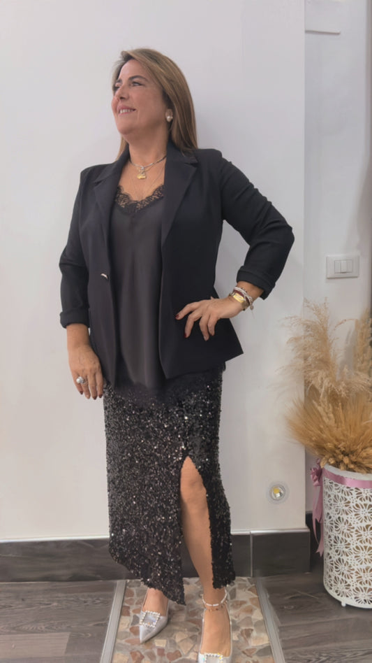 Gonna paillettes 0110