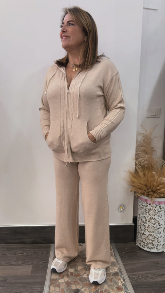 Completo lana con zip 0117