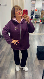 Felpa zip 268
