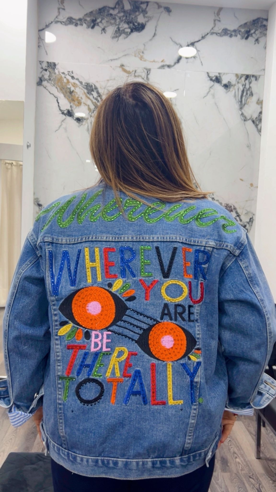 Giacca Jeans Ricamo 265