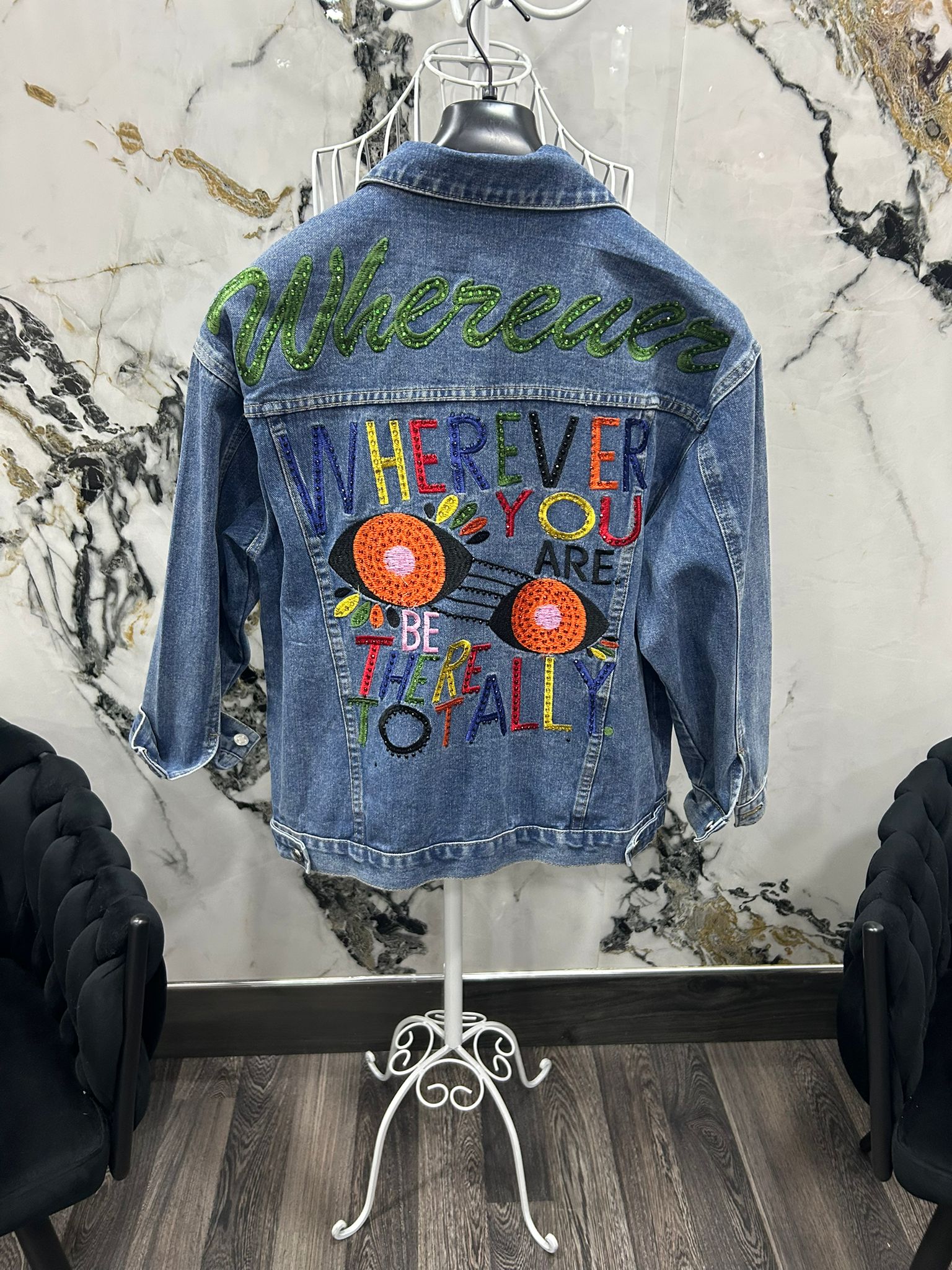 Giacca Jeans Ricamo 265