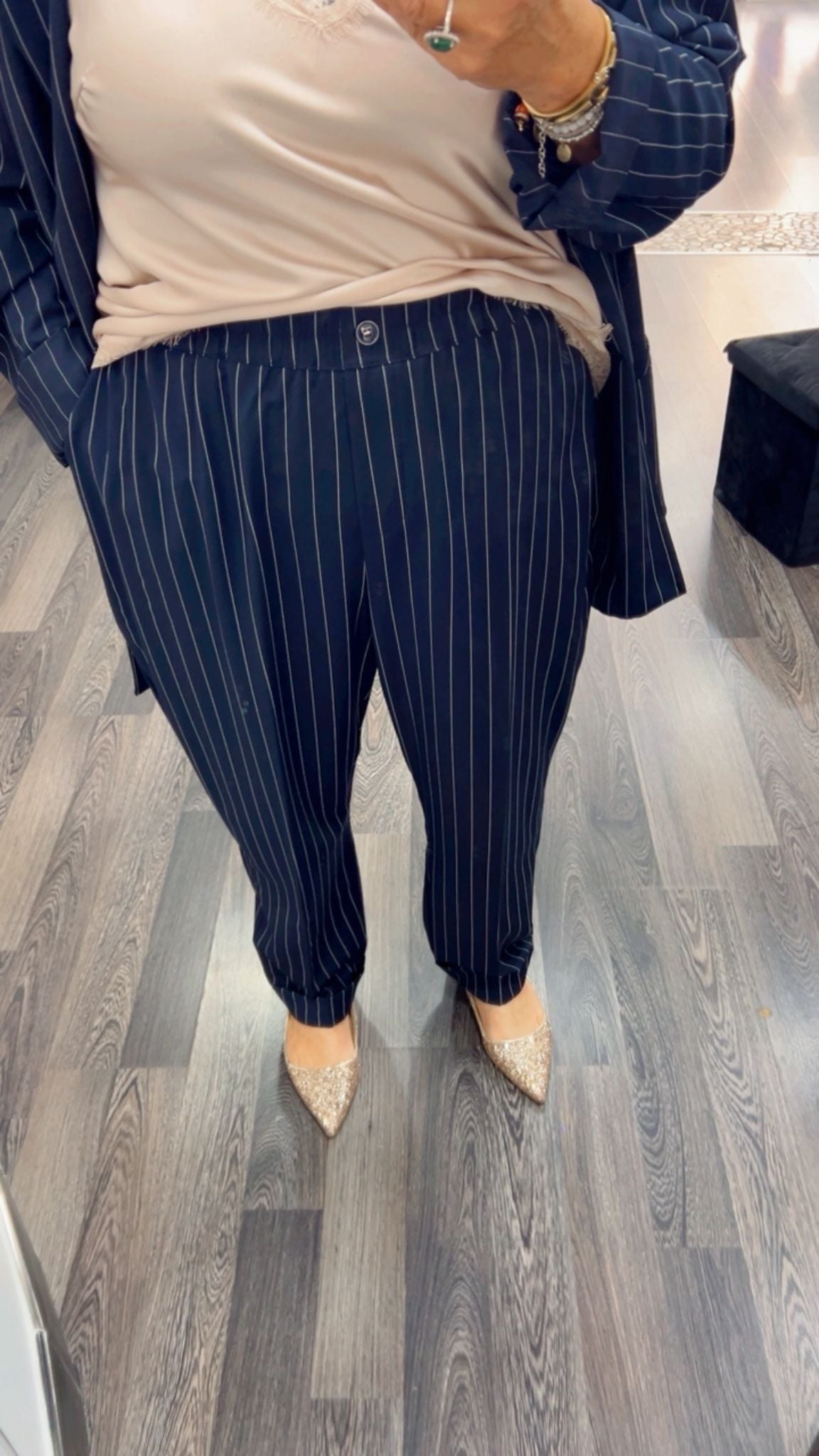 Completo rigato over 313