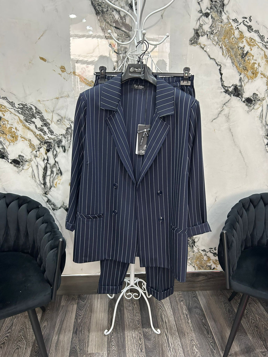 Completo rigato over 313