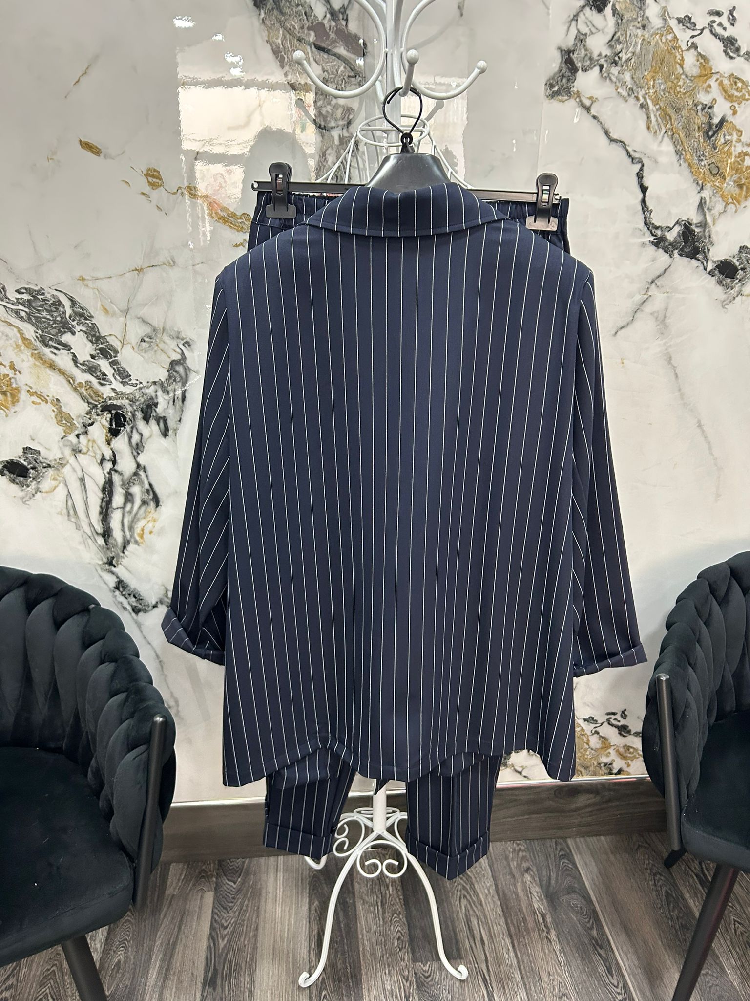 Completo rigato over 313