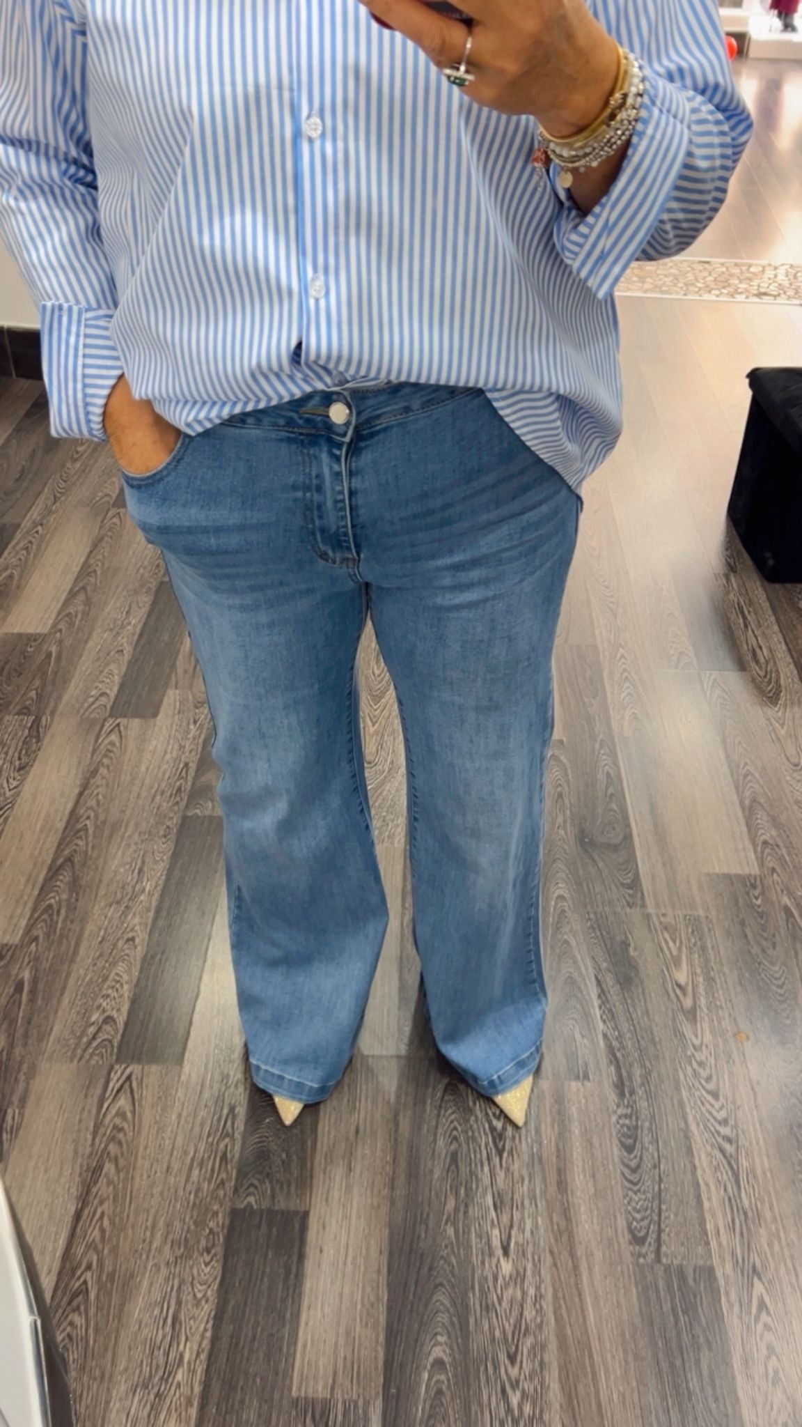 Pantalone Jeans zampa 309