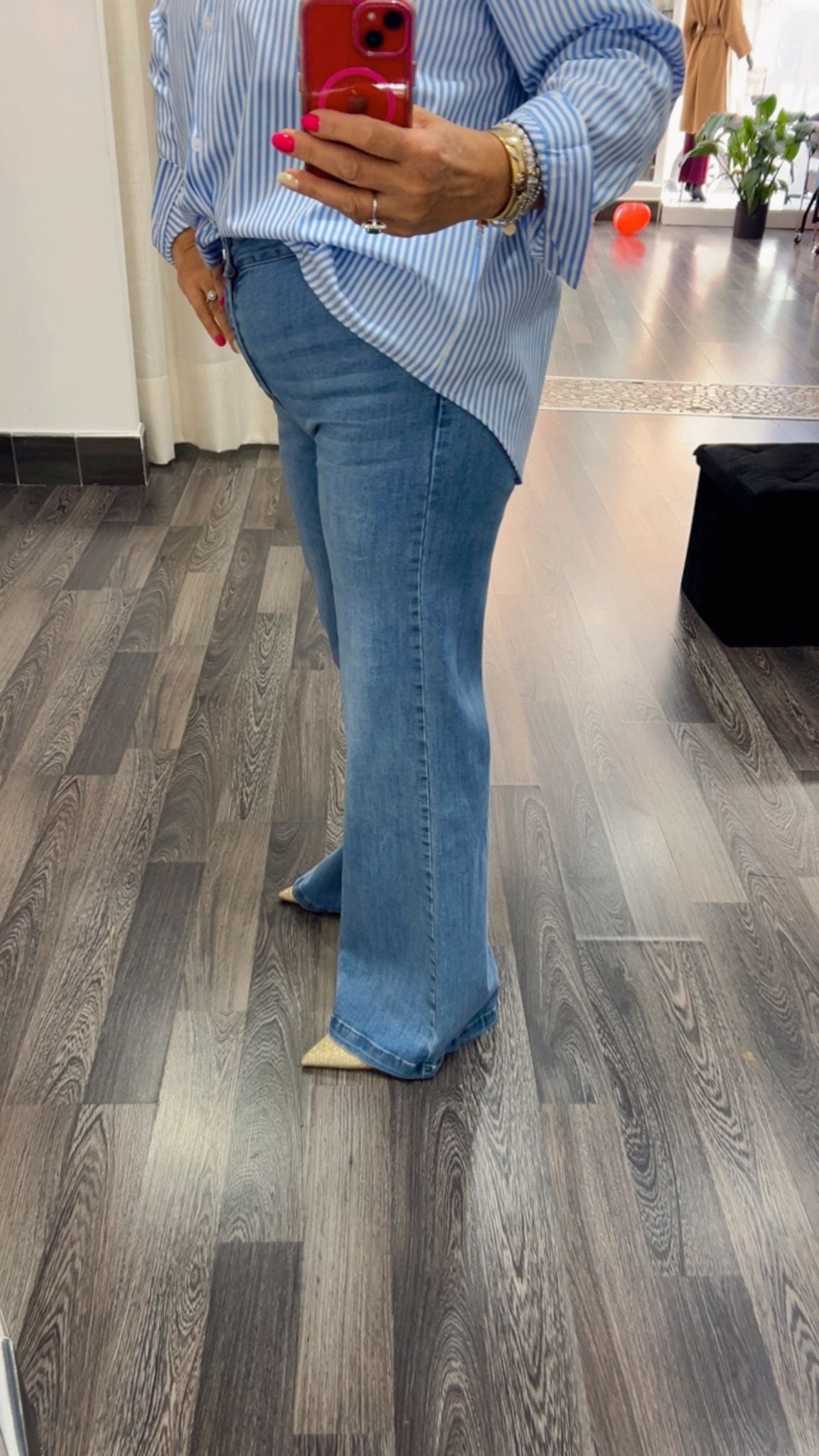 Pantalone Jeans zampa 309