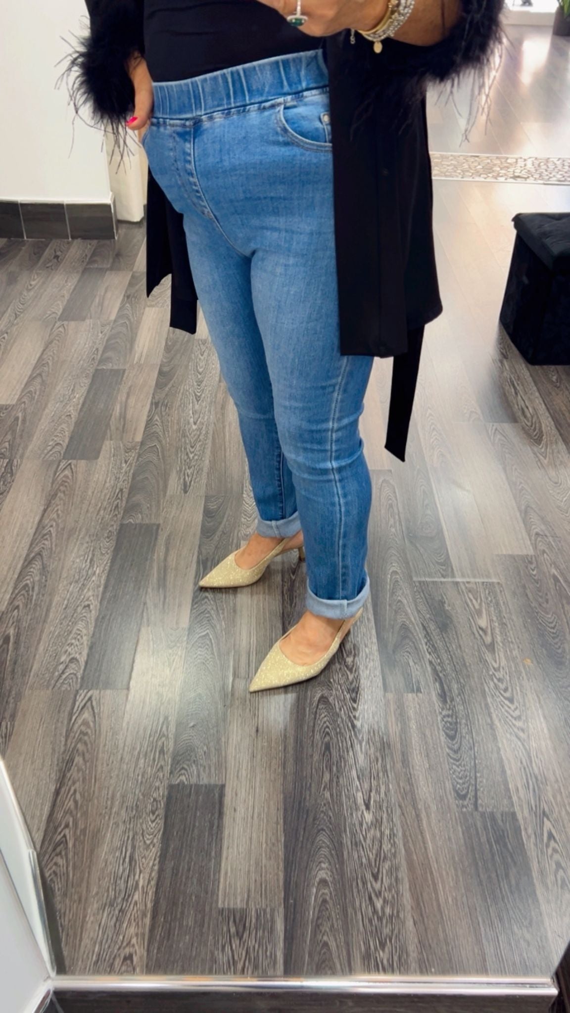 Pantalone jeans sigaretta 310