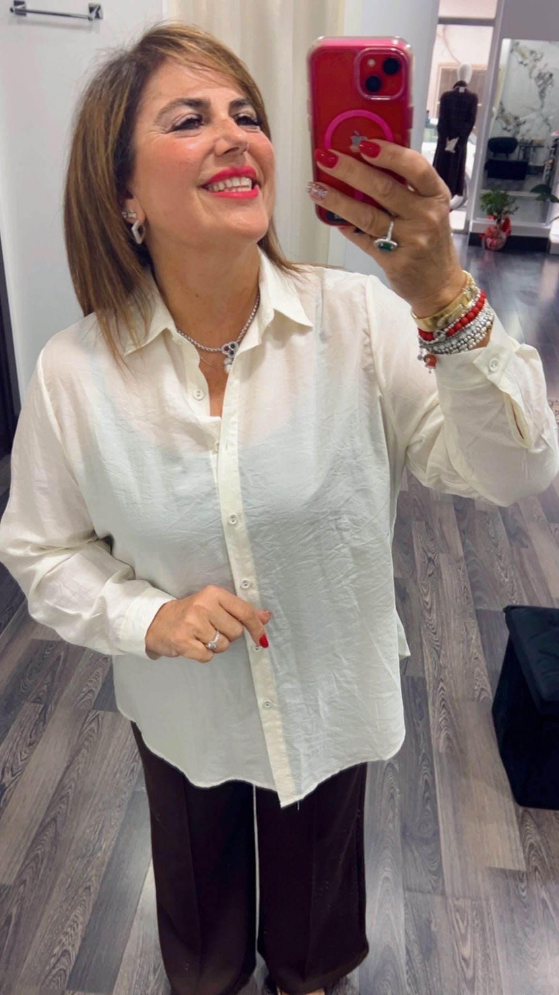 Camicia cotone stropicciata 318