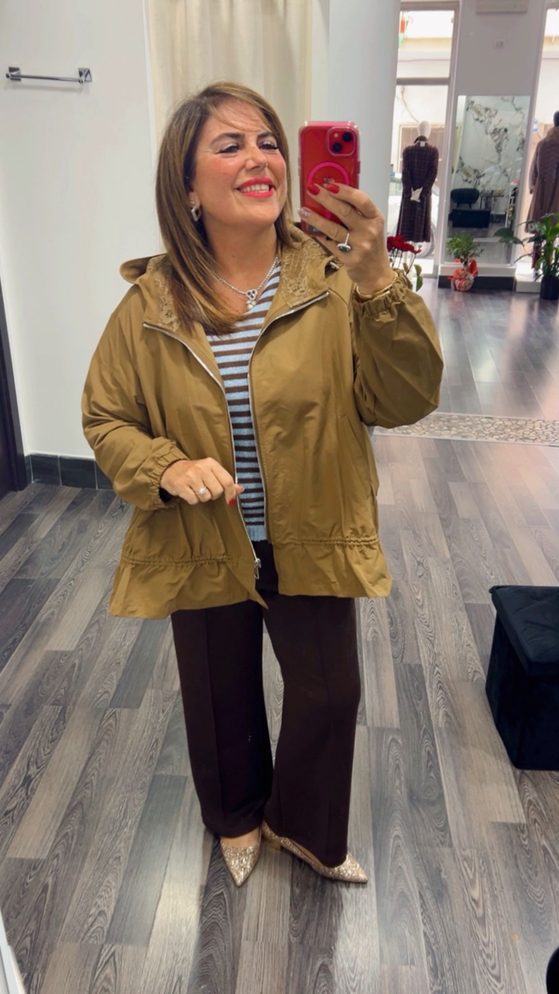 Giacca over con pizzo 323