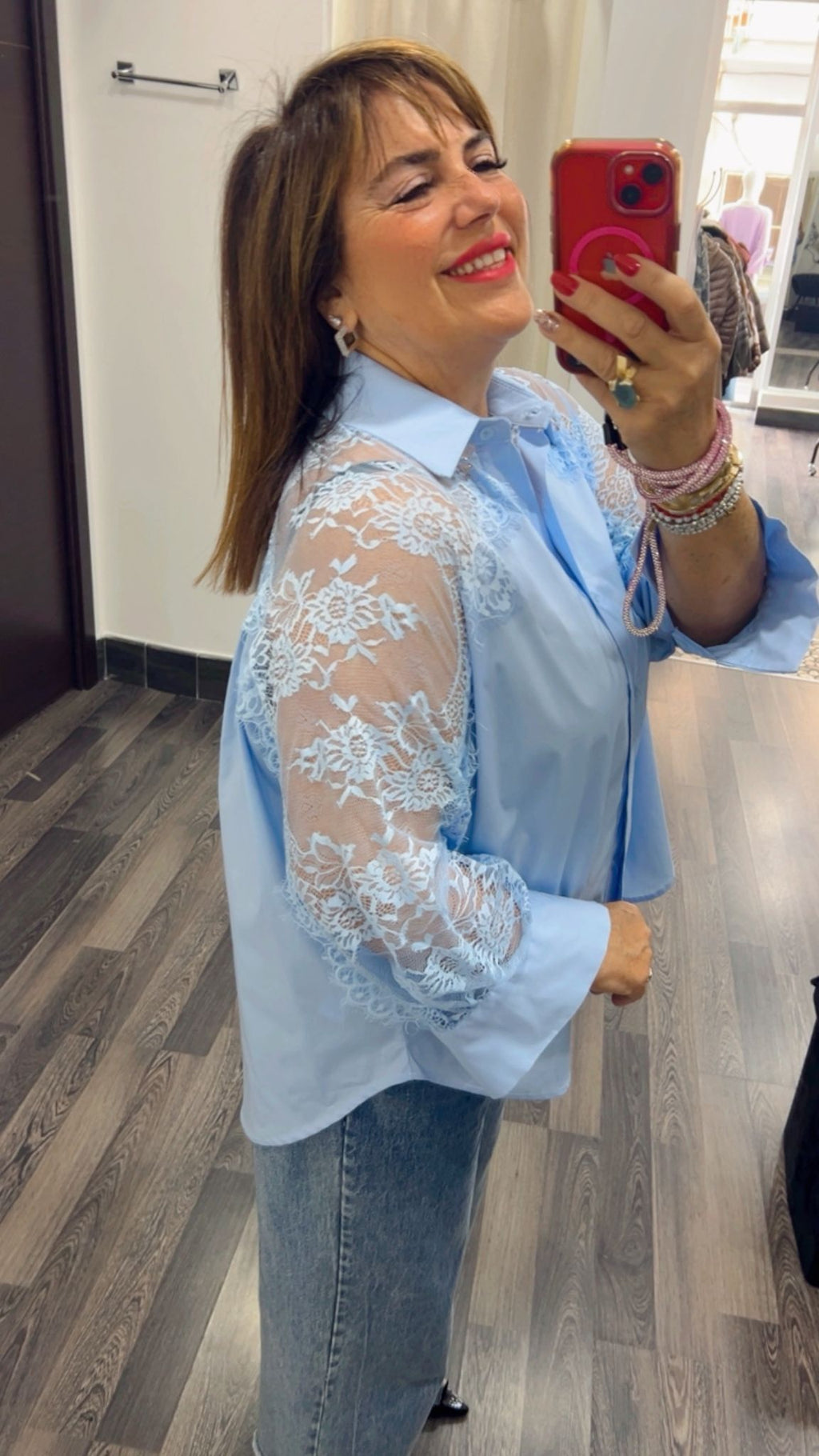 Camicia pizzo 358