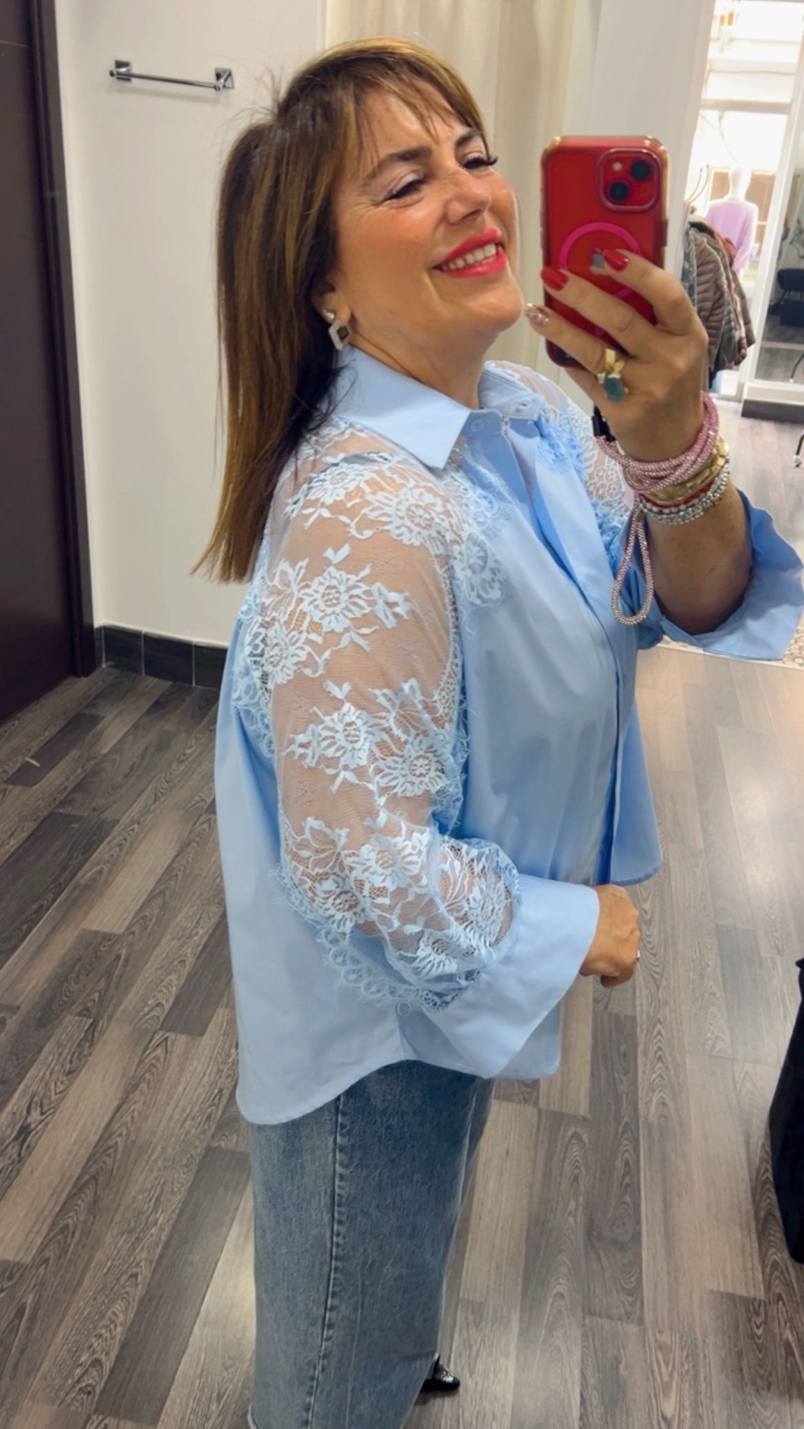 Camicia pizzo 358