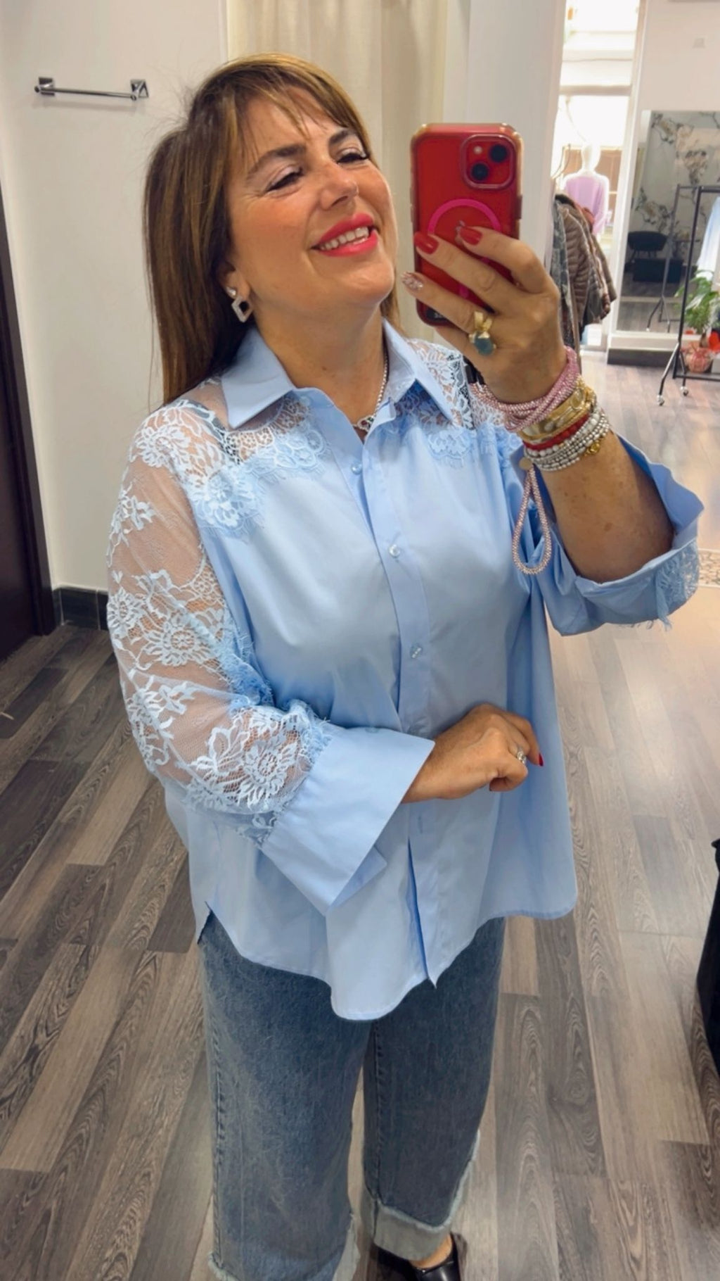 Camicia pizzo 358