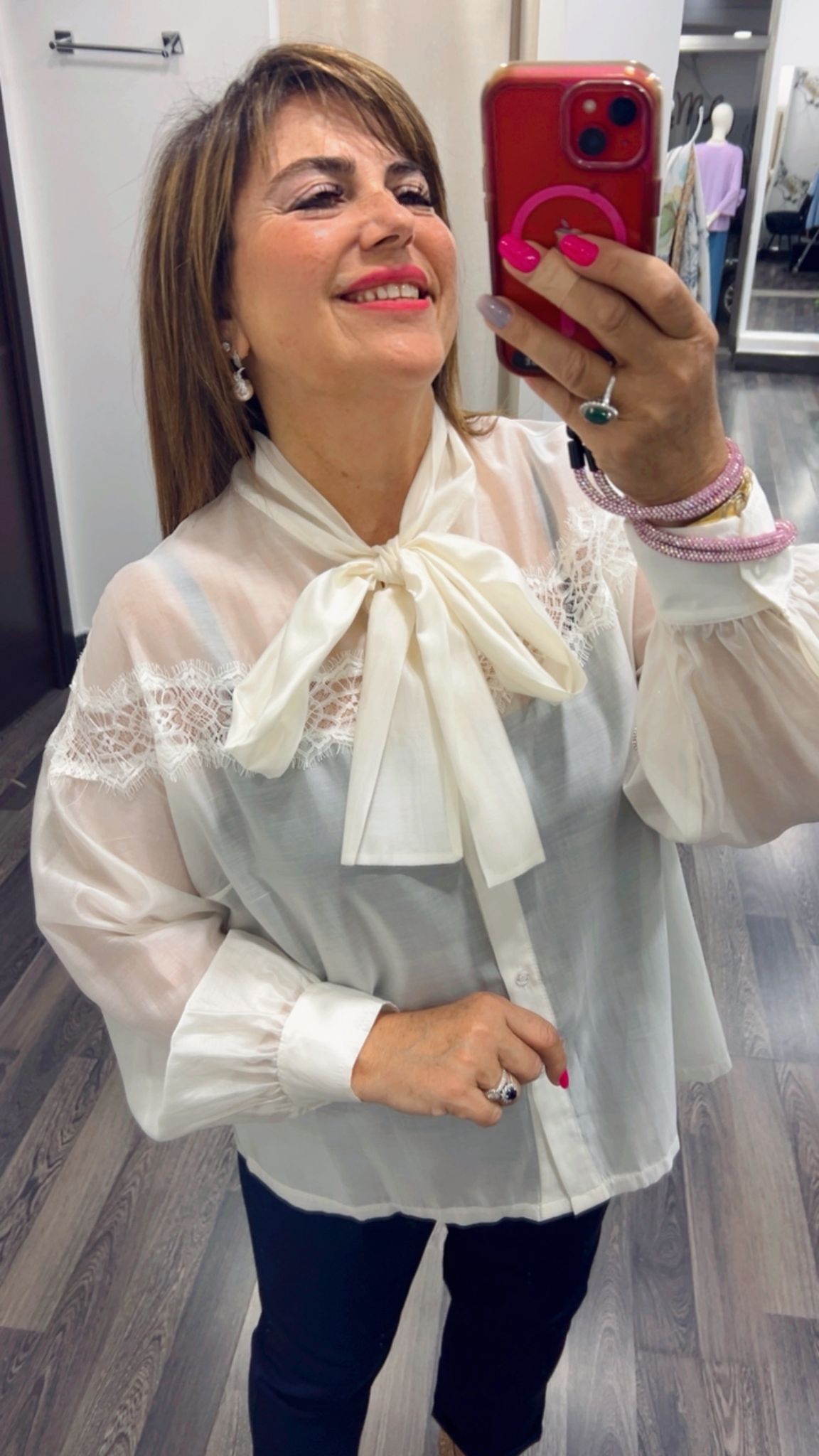 Camicia pizzo 361