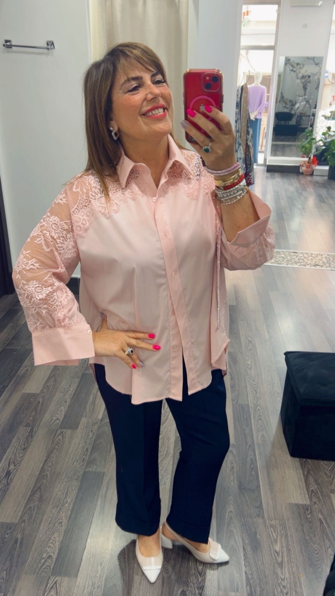 Camicia pizzo 358