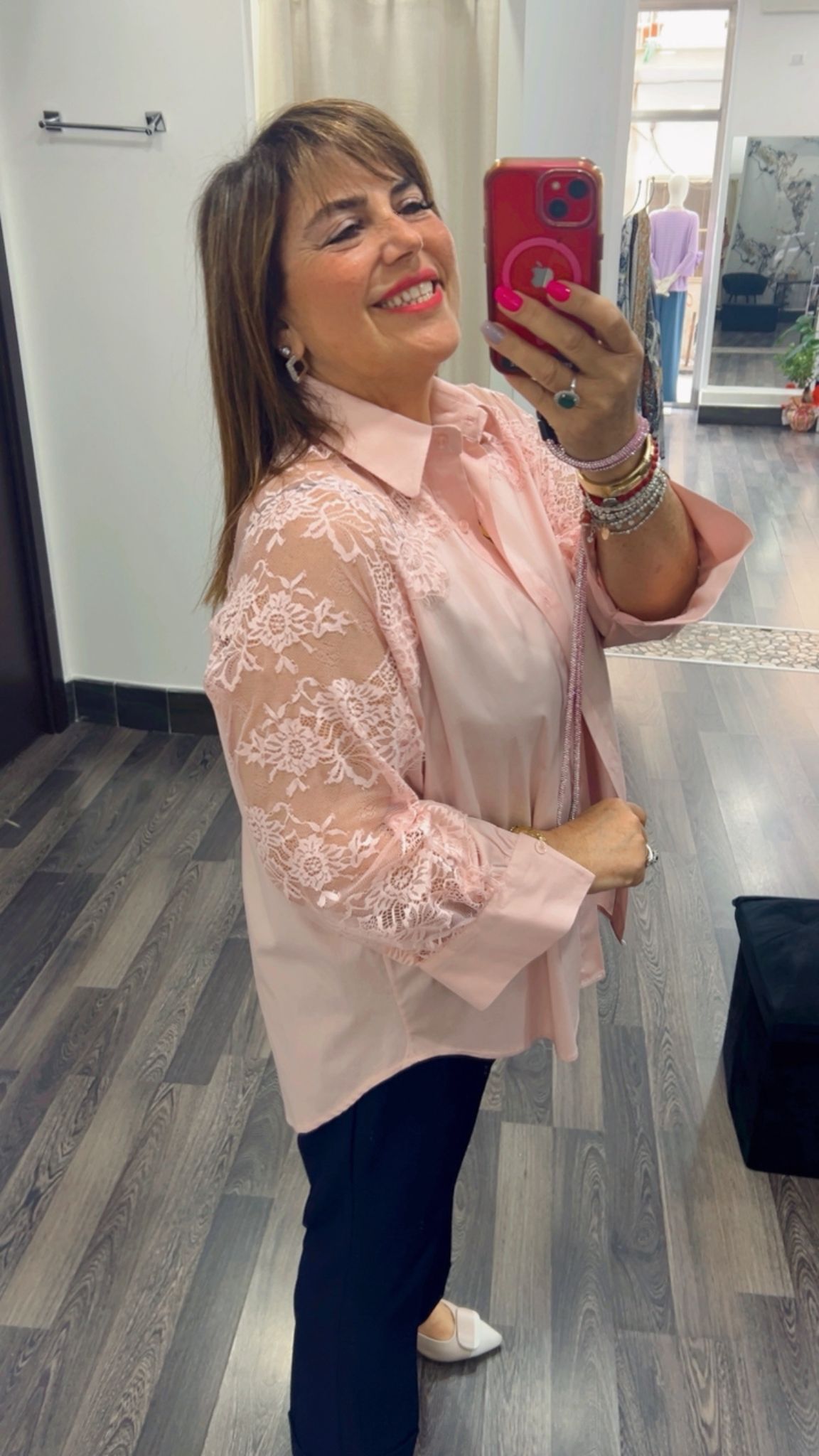 Camicia pizzo 358