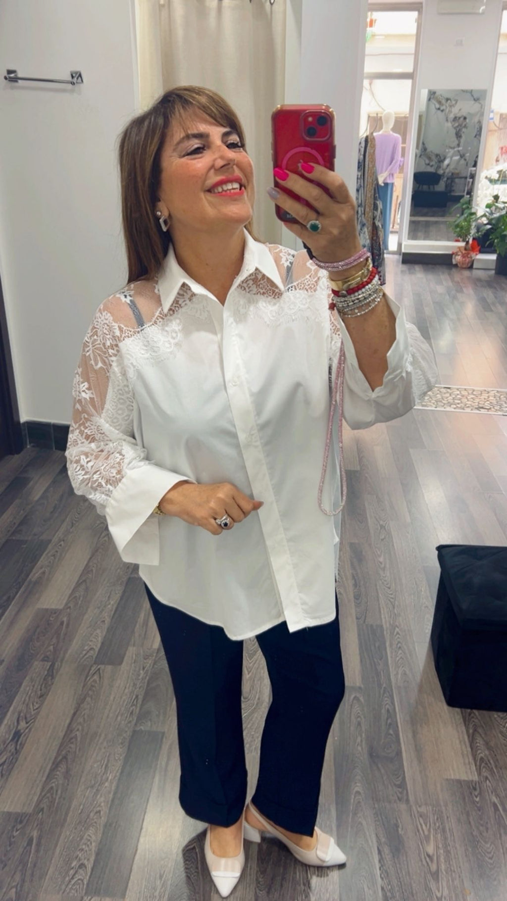 Camicia pizzo 358