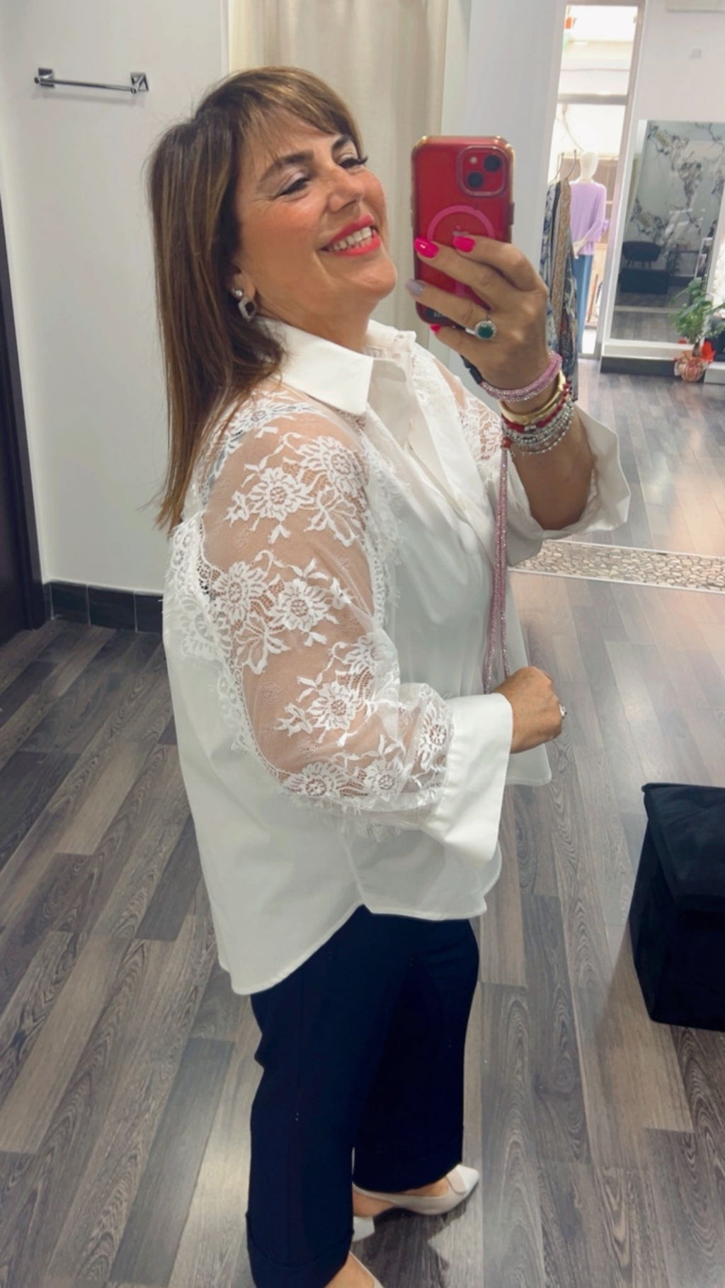 Camicia pizzo 358