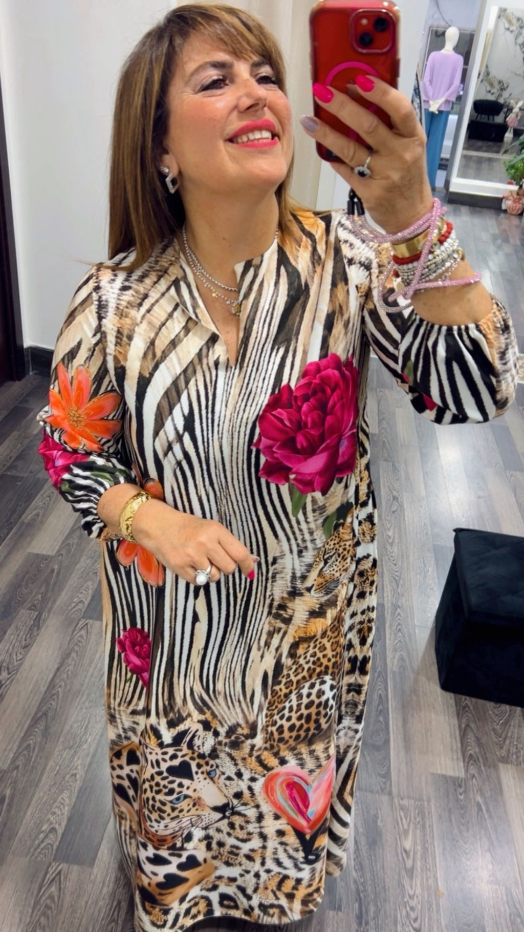 Abito fantasia lungo 388