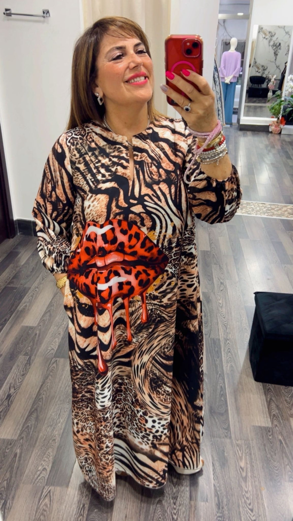 Abito fantasia lungo 388