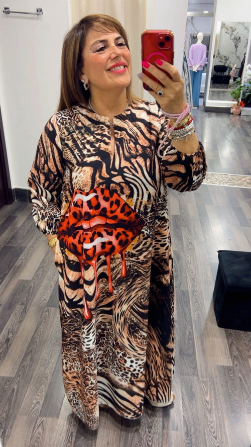 Abito fantasia lungo 388