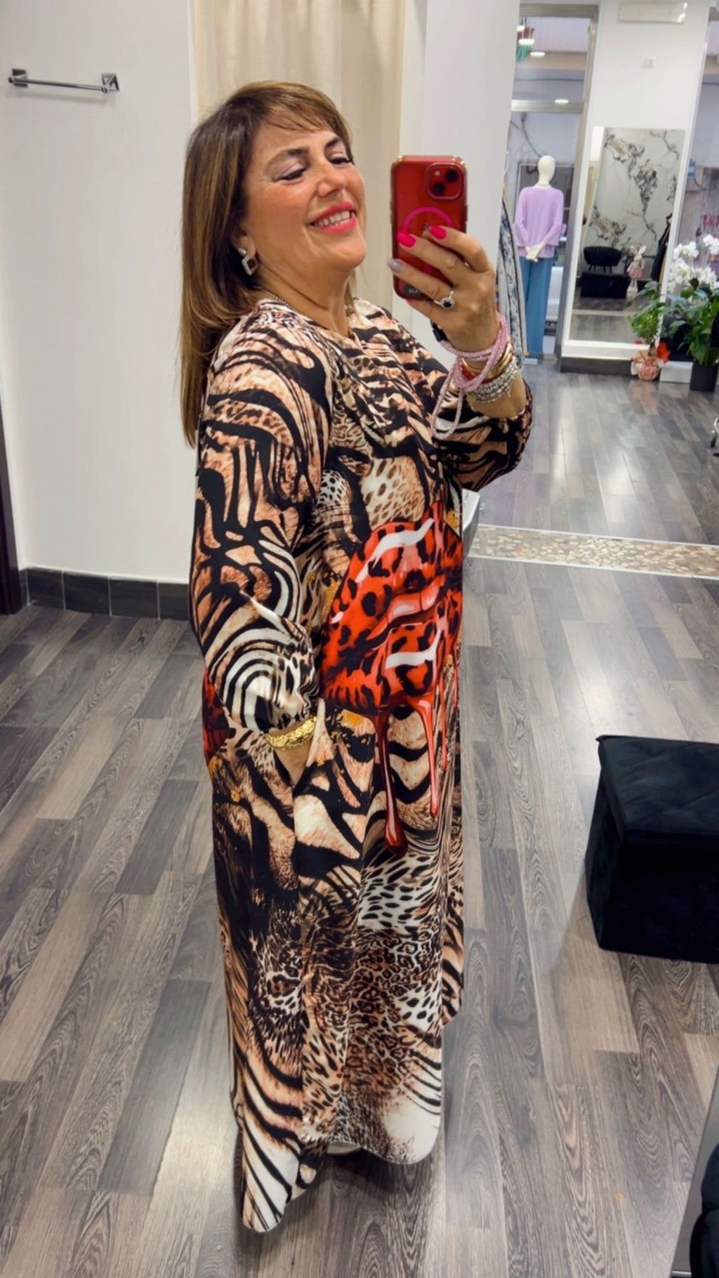 Abito fantasia lungo 388