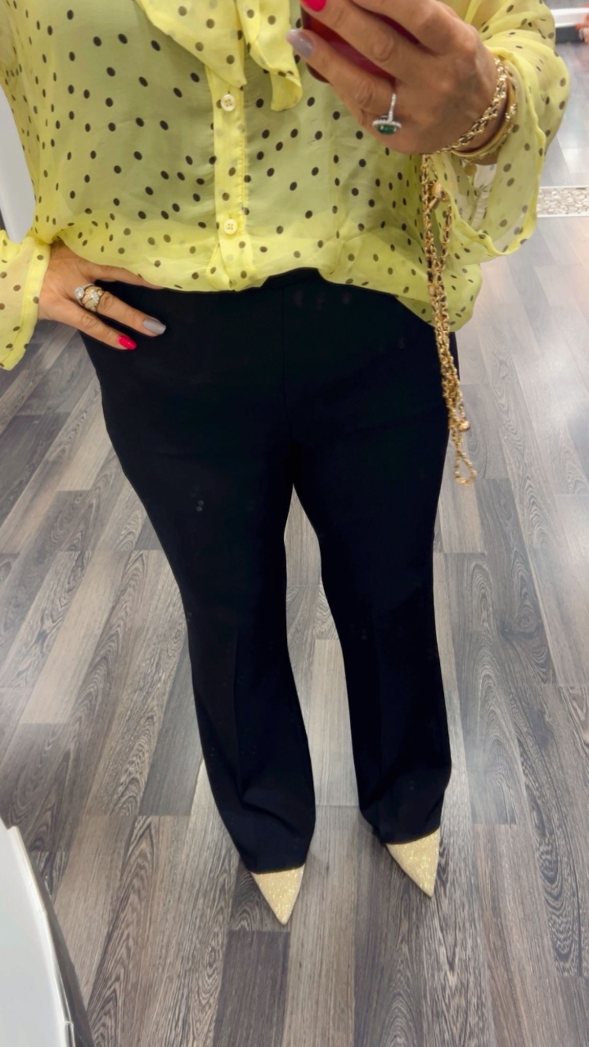 Pantalone zampa 409