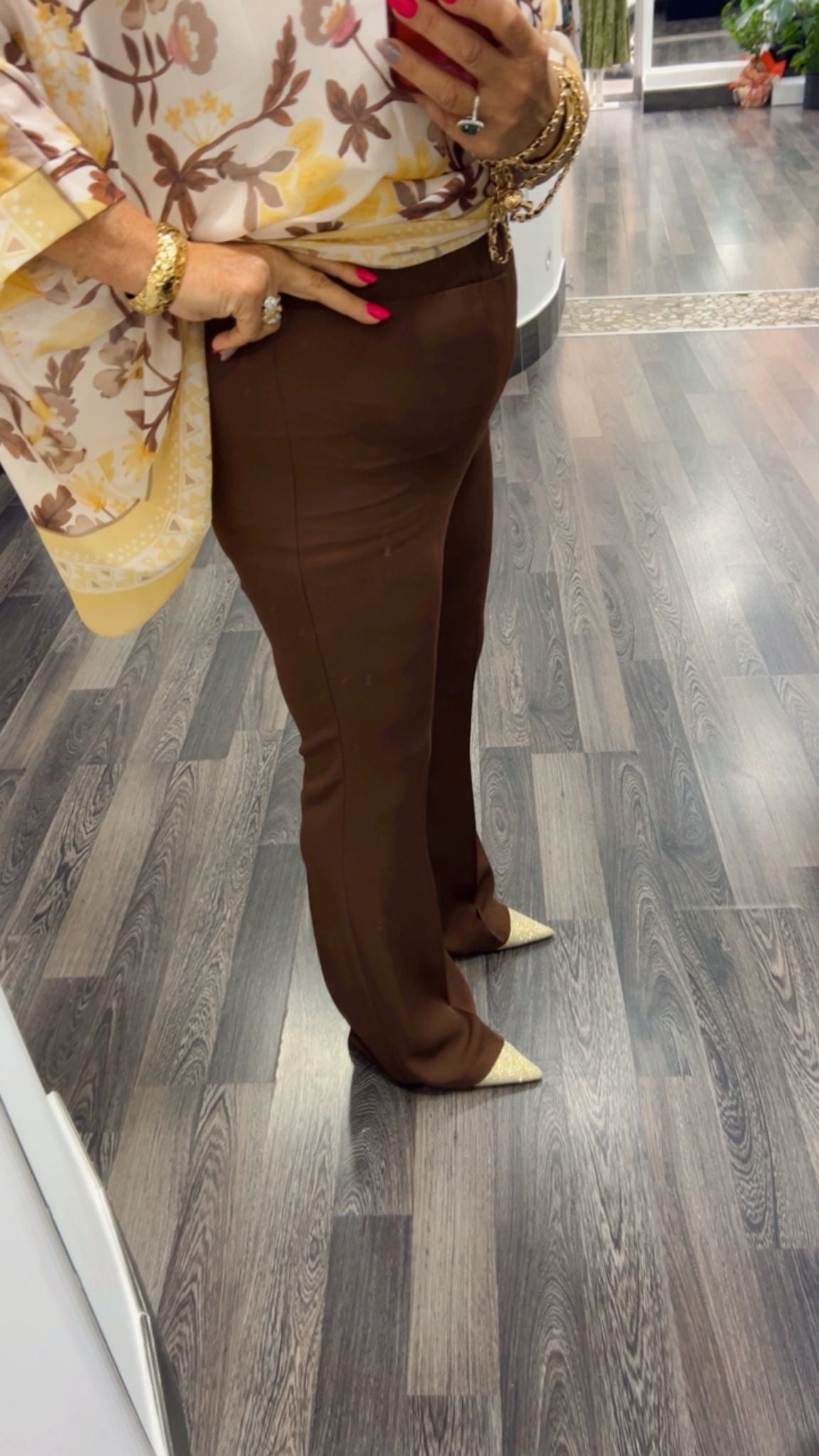 Pantalone zampa 409