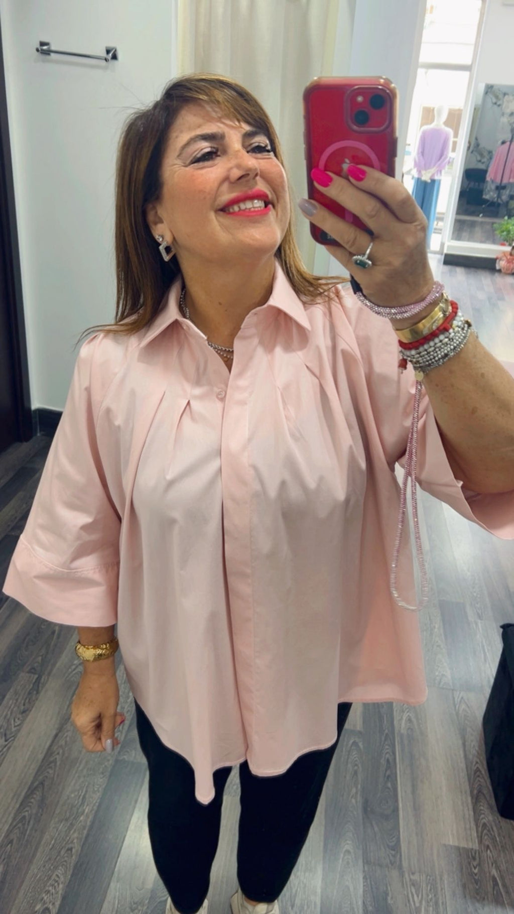 Camicia con riprese 403