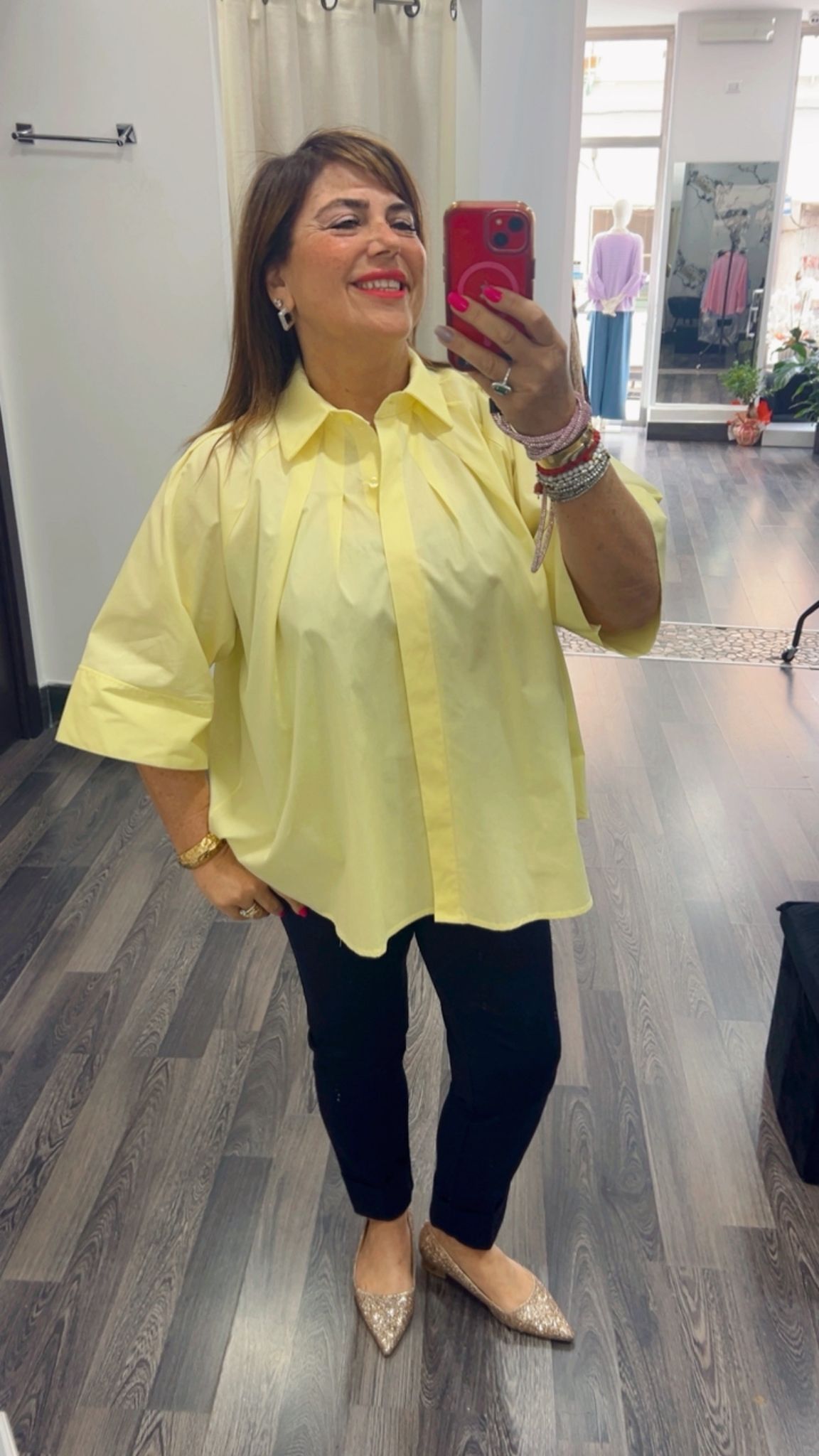 Camicia con riprese 403