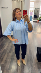 Camicia con riprese 403