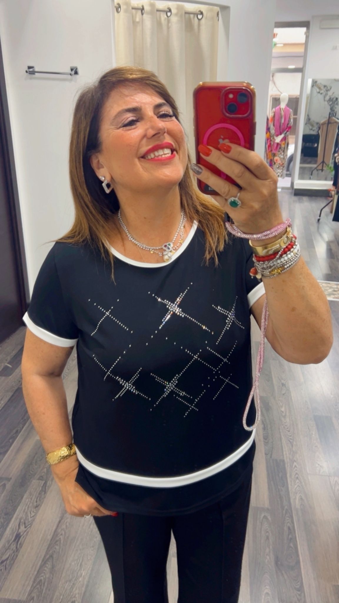 Maglia strass 421