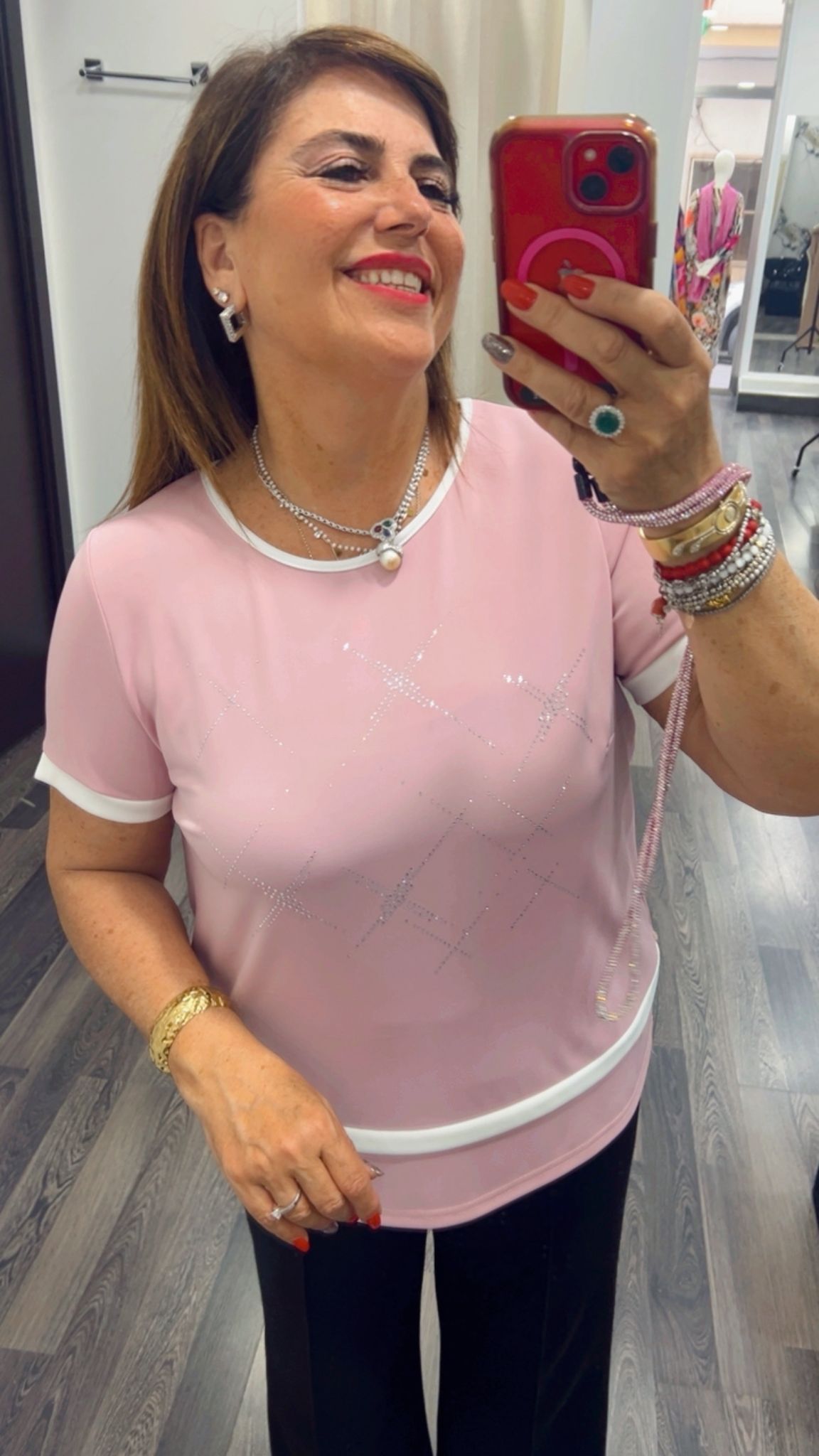 Maglia strass 421