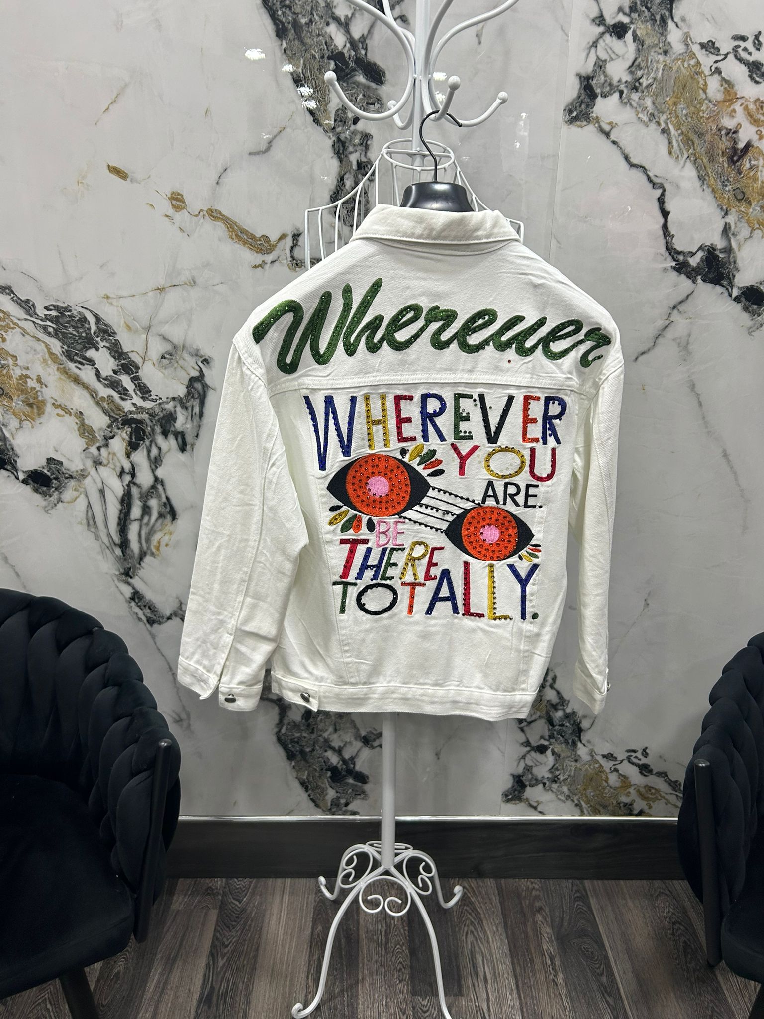 Giacca Jeans Ricamo 265