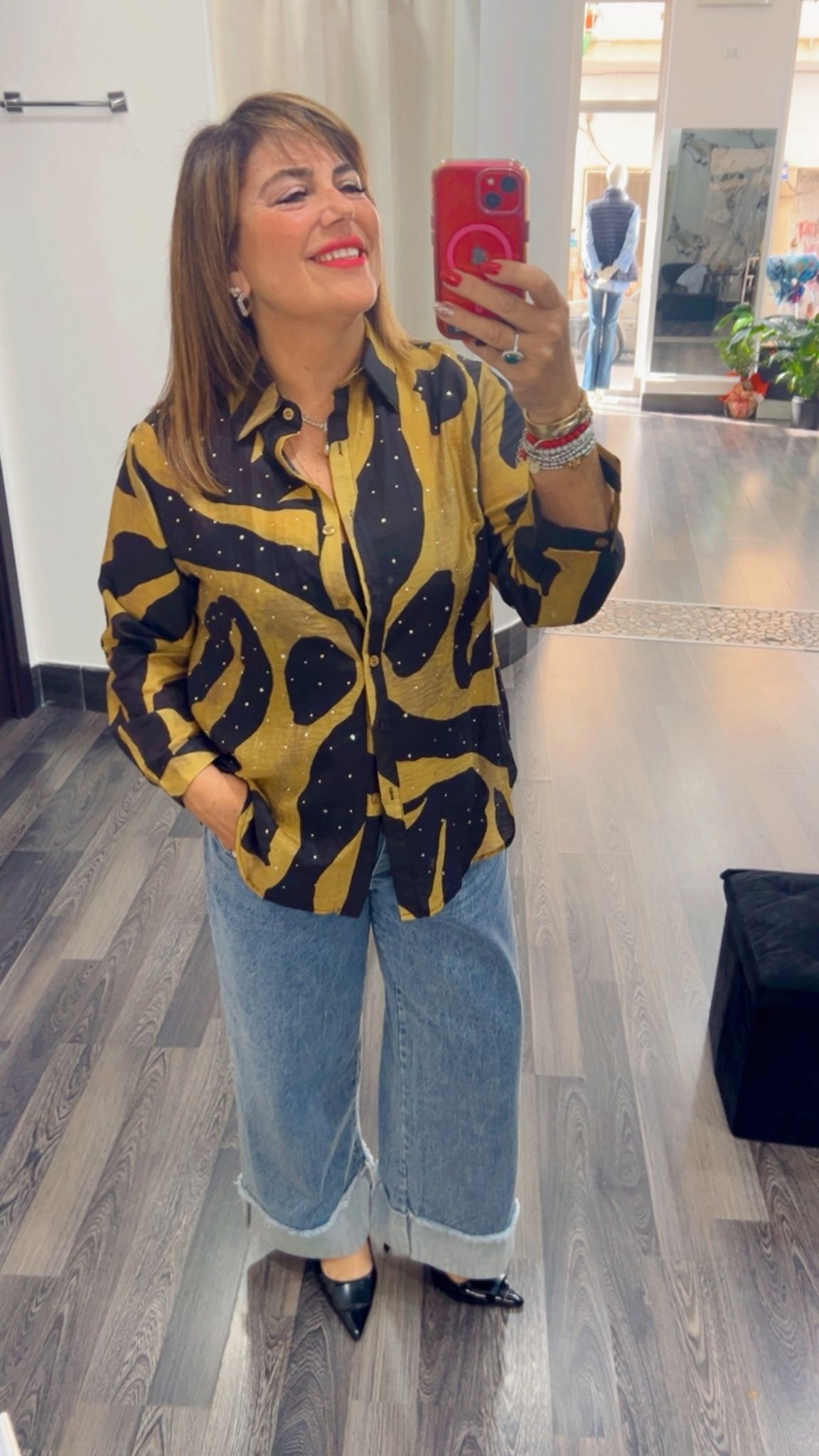 Camicia fant strass 276